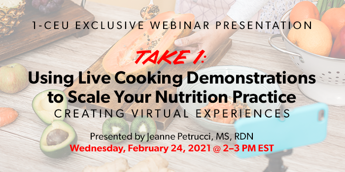 Webinar on Live Cooking Demos to Scale Your Business